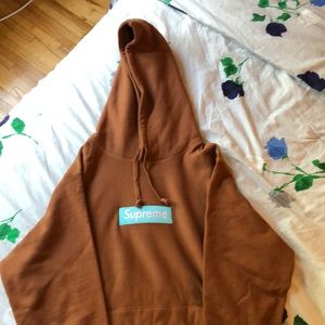 FW 17 Rust Supreme Box Logo size Large VNDS